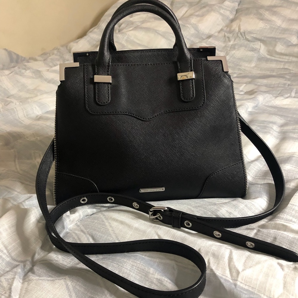 Rebecca Minkoff Small black tophandle crossbodybag